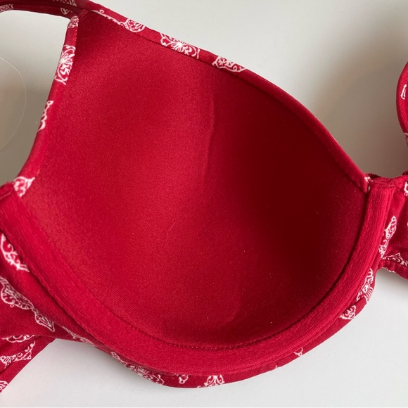 NWT Soma Size 34C Embraceable Full Coverage Underwire Merry & Bright Ruby Bra - Picture 8 of 11